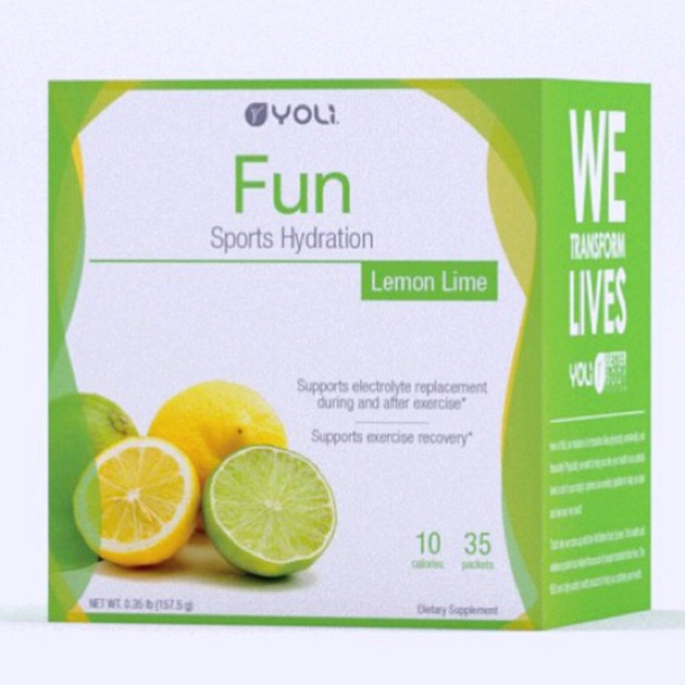 🥎🍋 YOLI  FUN *30* Sports Drink Packets! 🥎🍋